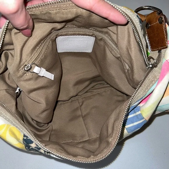 Coach Y2K Hampton Patchwork Multicolor Hobo Bag - Picture 9 of 16